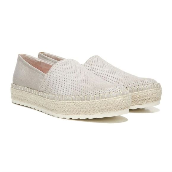 New Dr. Scholl's Oyster Gray Comfortable Espadrille Slip-On Women's Size 8.5 - Picture 4 of 5